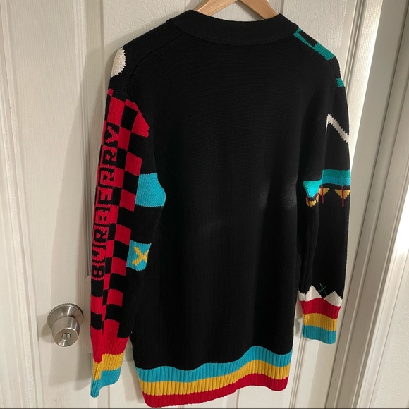 BURBERRY Intarsia-knit merino wool-blend - Picture 2 of 13